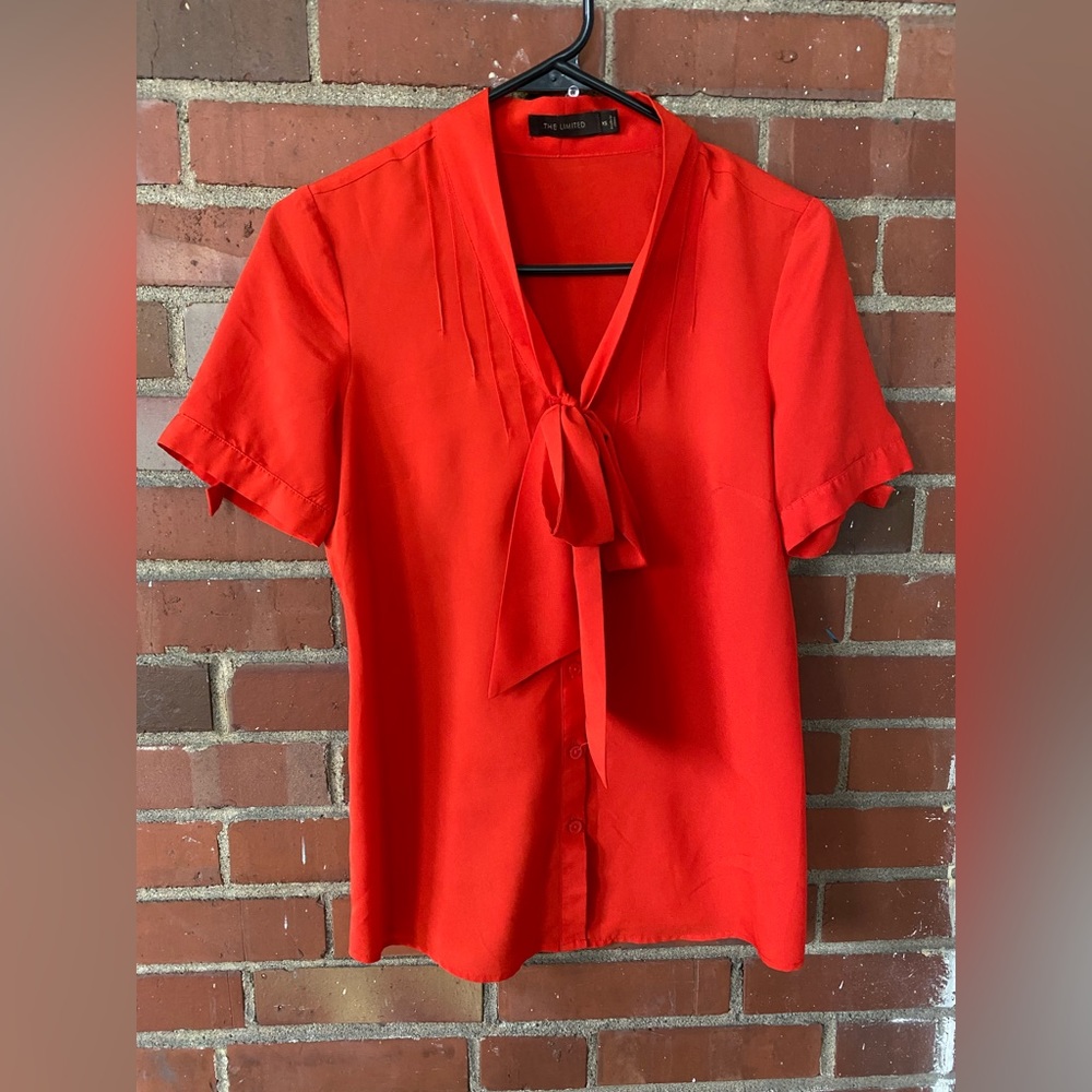 The Limited Light-weight Orange Top